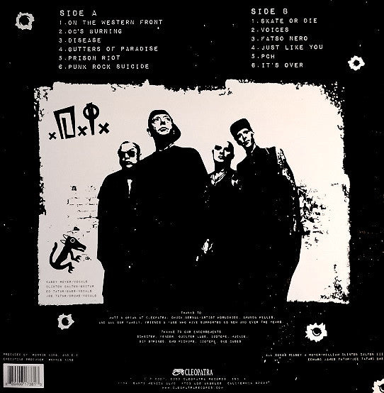 D.I. "On The Western Front" LP (White Vinyl)