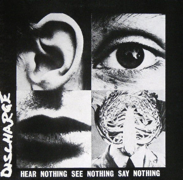 DISCHARGE "Hear Nothing See Nothing Say Nothing" CD (Digipak Import)