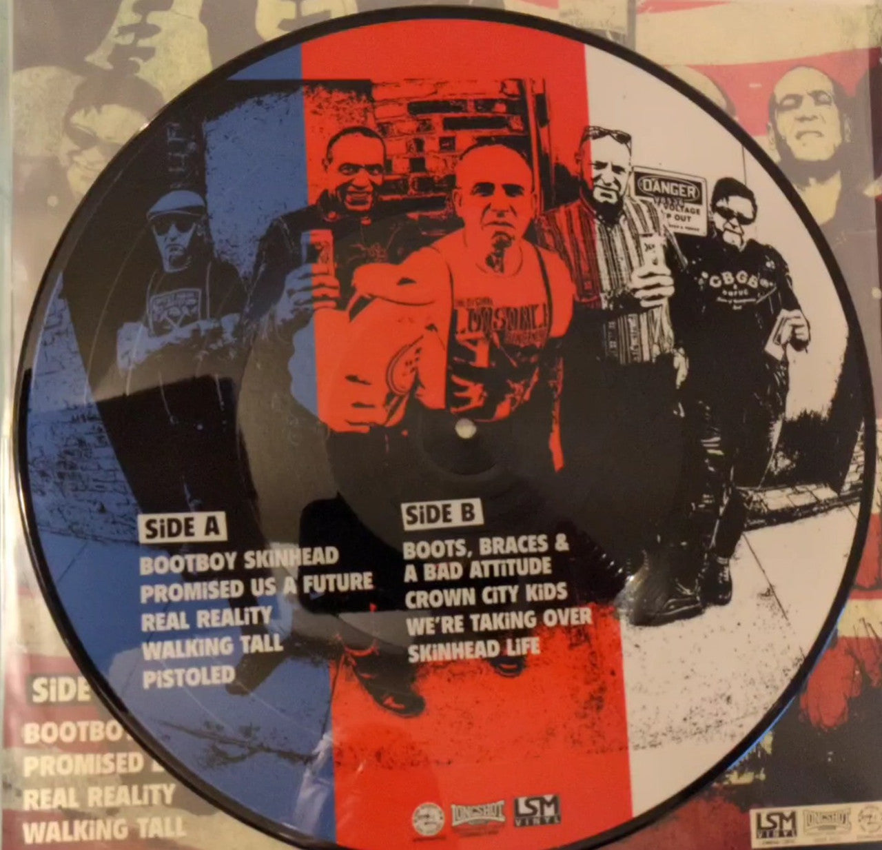 DOUG & THE SLUGZ "Boots, Braces and a Bad Attitude" LP (Pic Disc)