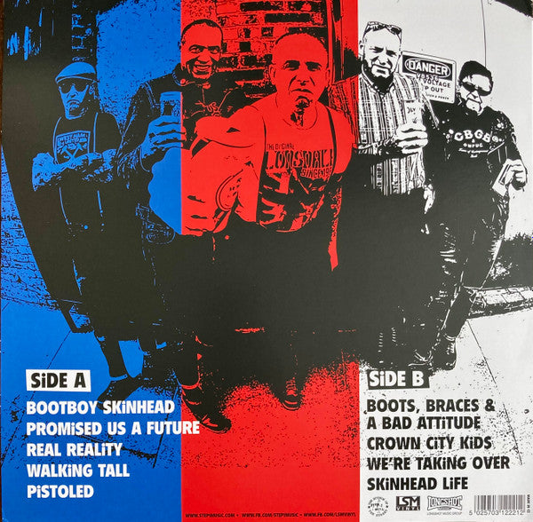 DOUG & THE SLUGZ "Boots, Braces and a Bad Attitude" LP (Splatter Vinyl)