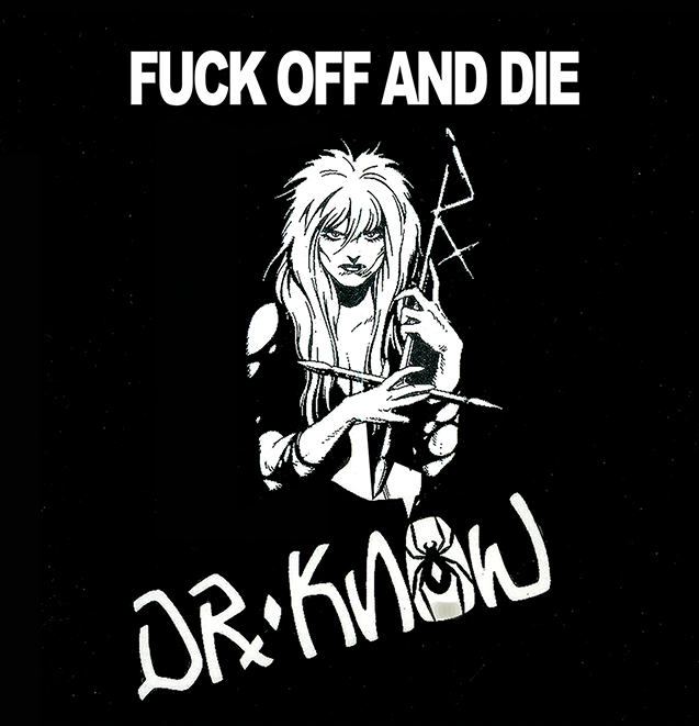 DR. KNOW "Fuck Off and Die" LP (Red Vinyl)