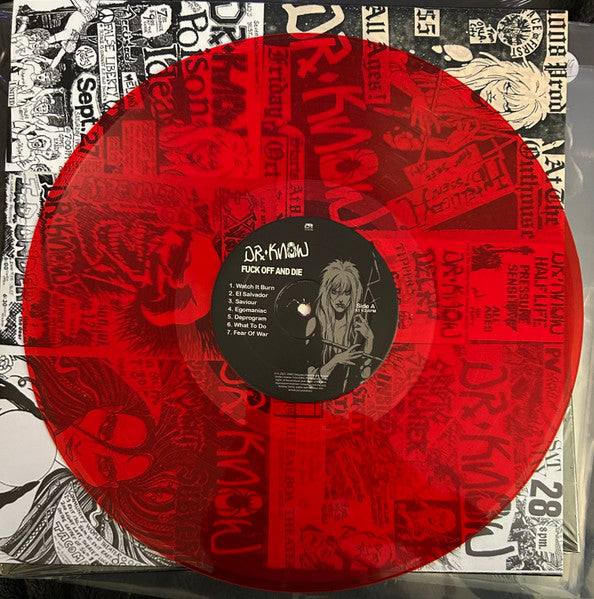DR. KNOW "Fuck Off and Die" LP (Red Vinyl)