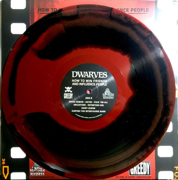 DWARVES "How to Win Friends and Influence People" LP (Red/Black Vinyl)