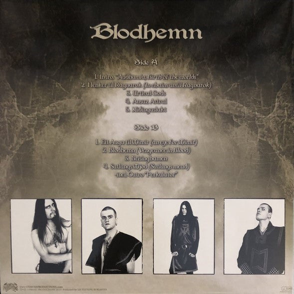 ENSLAVED "Blodhemn" LP (Yellow/Black Vinyl)