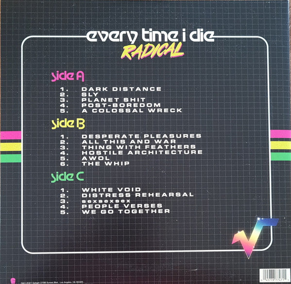 EVERY TIME I DIE "Radical" LPx2