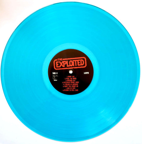 EXPLOITED, THE "Complete Punk Singles Collection" LPx2 (Blue Vinyl)