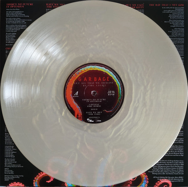 GARBAGE "Let All That We Imagine Be The Light" LP (Pearl Sunrise Vinyl)