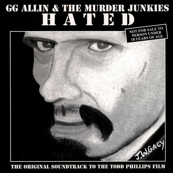 GG ALLIN AND THE MURDER JUNKIES "Hated: The Original Soundtrack" LP