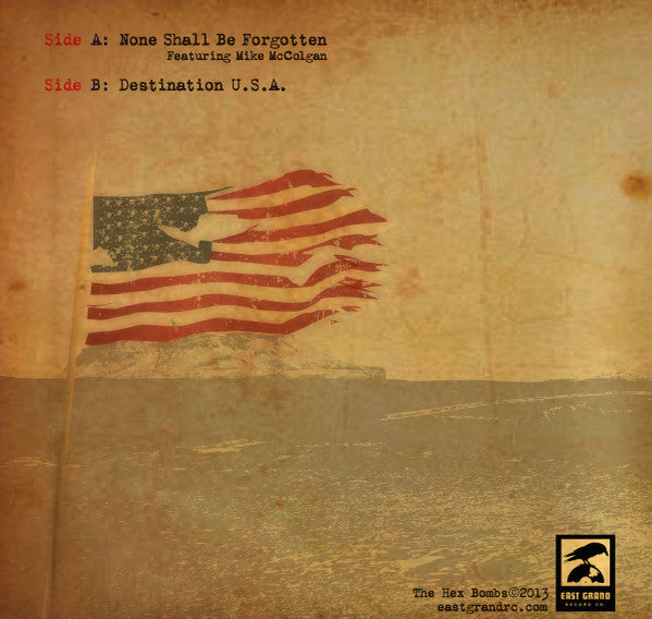 HEX BOMBS, THE "None Shall Be Forgotten" (Splatter Vinyl)