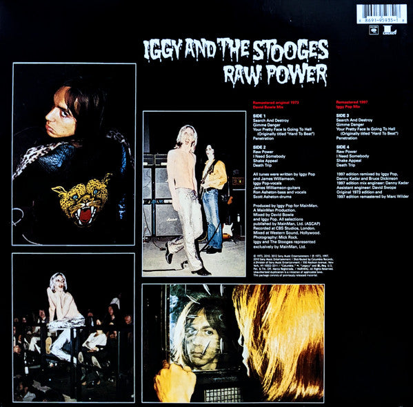 POP, IGGY AND THE STOOGES "Raw Power" LPx2