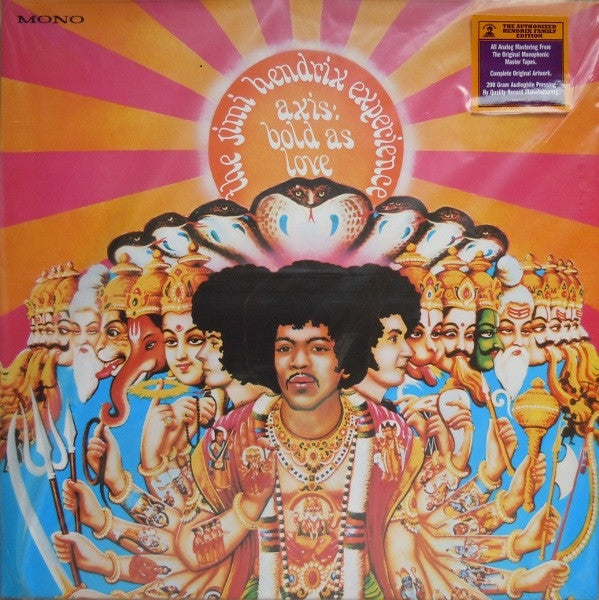 HENDRIX, JIMI "Axis: Bold As Love" LP (Mono, 200 gram)