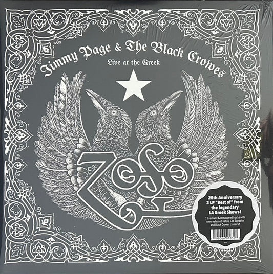 PAGE, JIMMY & THE BLACK CROWES "Live at The Greek" LPx2