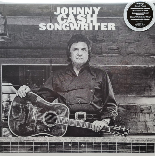 CASH, JOHNNY "Songwriter" LP (Black/White Vinyl)