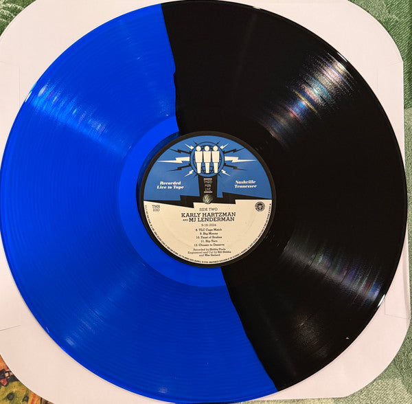 HARTZMAN, KARLY & MJ LENDERMAN "Live at Third Man Records" LP (Blue/Black)