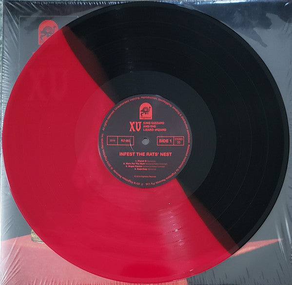 KING GIZZARD AND THE LIZARD WIZARD "Infest The Rats Nest" LP (Red/Black)