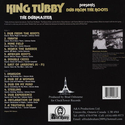 KING TUBBY "Dub From The Roots" LP (Purple Vinyl)
