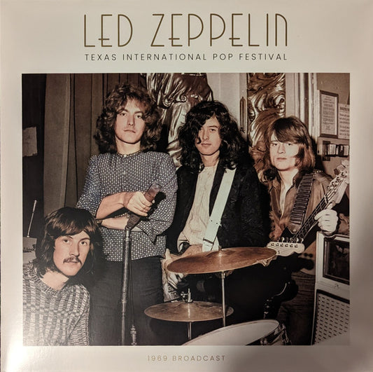 LED ZEPPELIN "Texas International Pop Festival (1969 Broadcast)" LPx2 (Colored Vinyl)