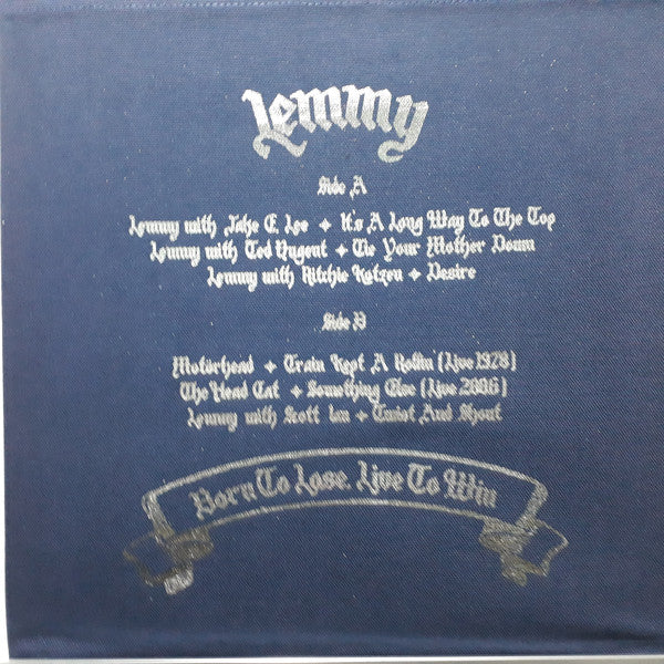 LEMMY (MOTORHEAD) "Born To Lose, Live To Win" (Red Vinyl)