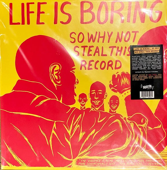 V/A "Life Is Boring So Why Not Steal This Record" LP (Red Vinyl)