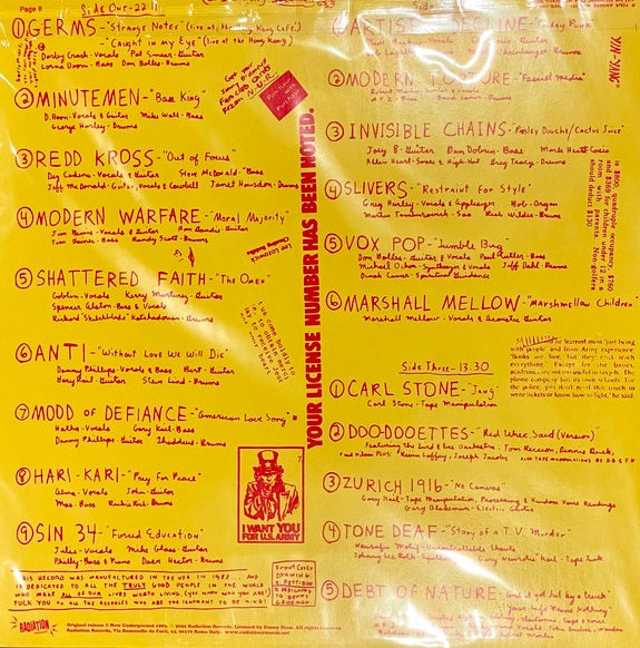 V/A "Life Is Boring So Why Not Steal This Record" LP (Red Vinyl)