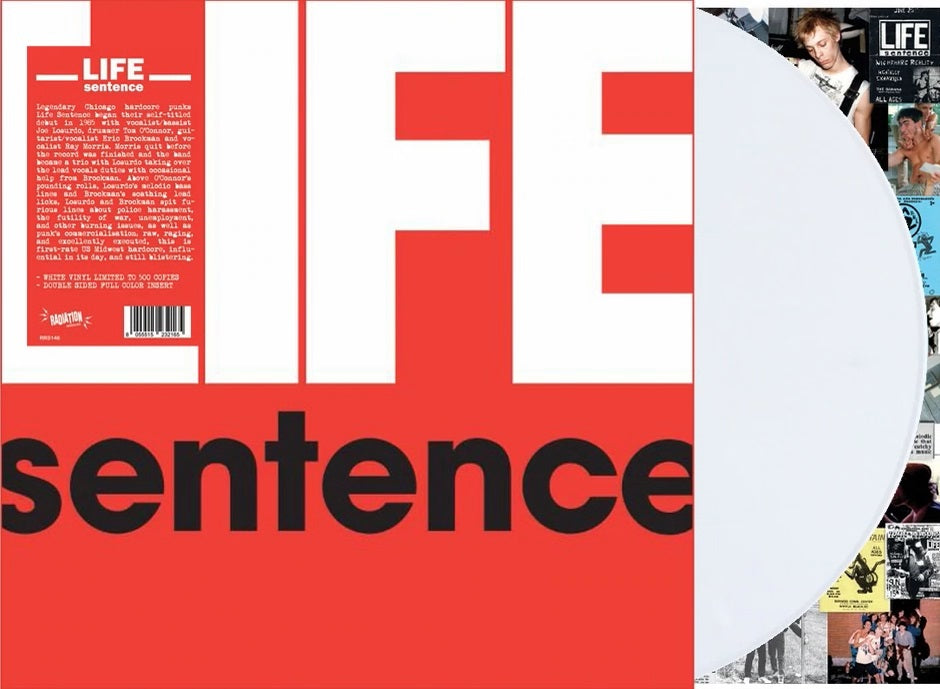 LIFE SENTENCE "Life Sentence" LP (White Vinyl)