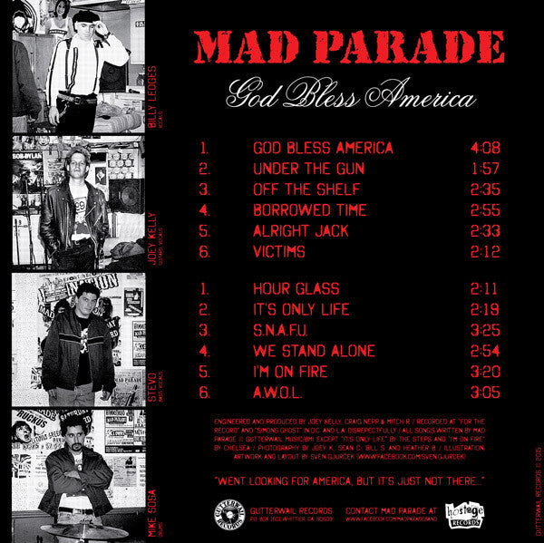 MAD PARADE "God Bless America" LP