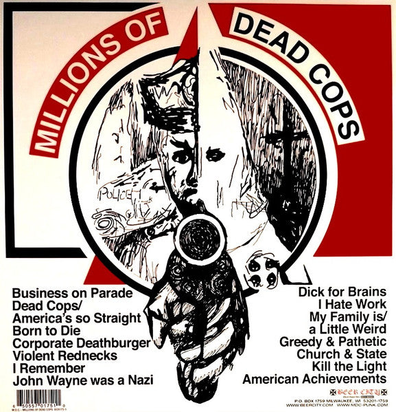M.D.C. "Millions of Dead Cops" LP (Millennium Edition)