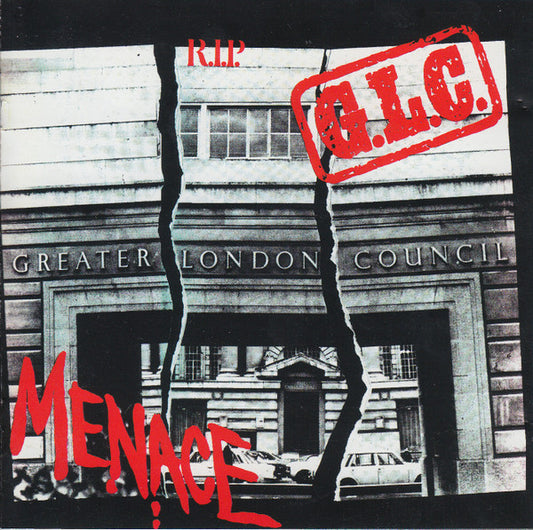MENACE " G.L.C. (R.I.P.)" LP (White Vinyl)