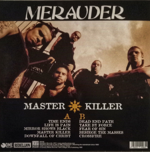 MERAUDER "Master Killer" LP (Gold Vinyl)