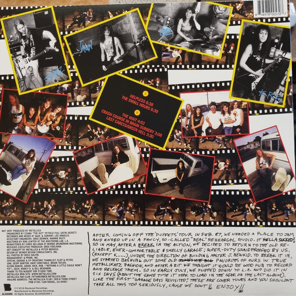 METALLICA "Garage Days Re-Revisited" (180g)