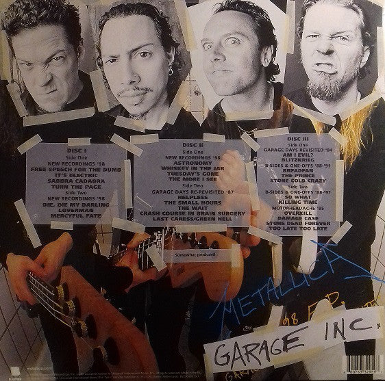 METALLICA "Garage Inc." LPx3 (2014)