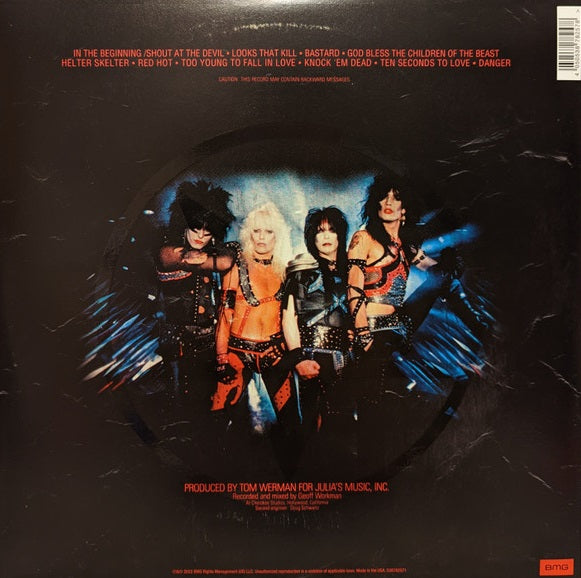 MOTLEY CRUE "Shout At The Devil" LP (2022)