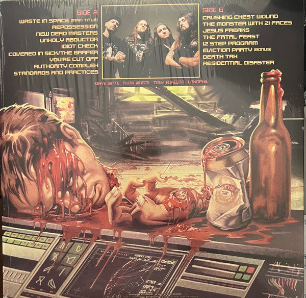 MUNICIPAL WASTE "The Fatal Feast (Waste in Space" LP (Splatter Vinyl)