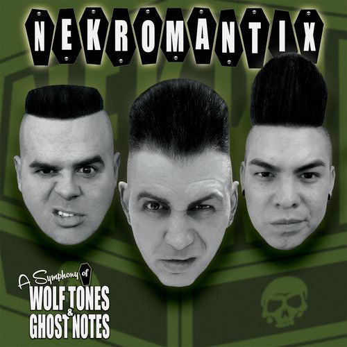 NEKROMANTIX "A Symphony Of Wolf Tones & Ghost Notes" LP (Green Vinyl)