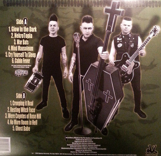 NEKROMANTIX "A Symphony Of Wolf Tones & Ghost Notes" LP (Green Vinyl)