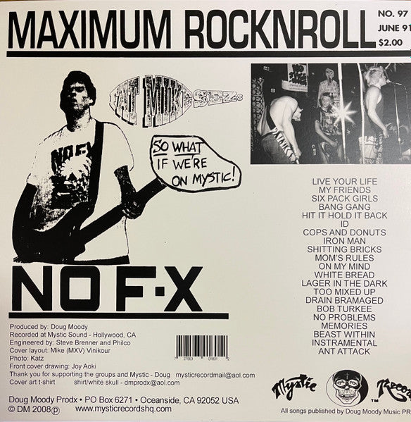 NOFX "Maximum Rock'n' Roll" LP