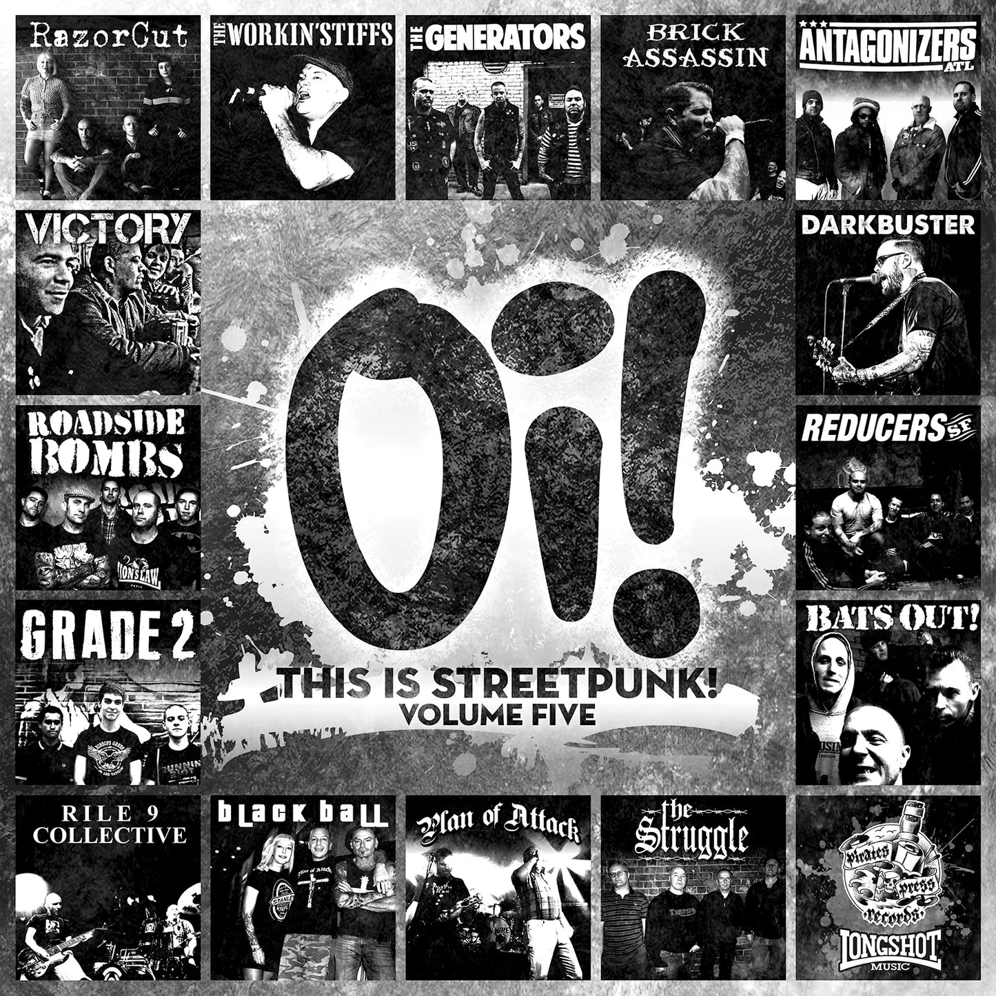 V/A "Oi! This Is Streetpunk! Volume Five" LP (Silver Vinyl)