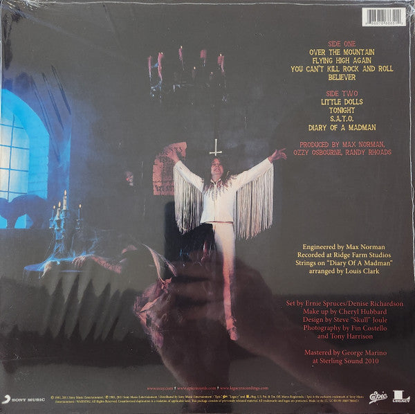 OZZY OZBOURNE "Diary of a Madman" LP (180g)