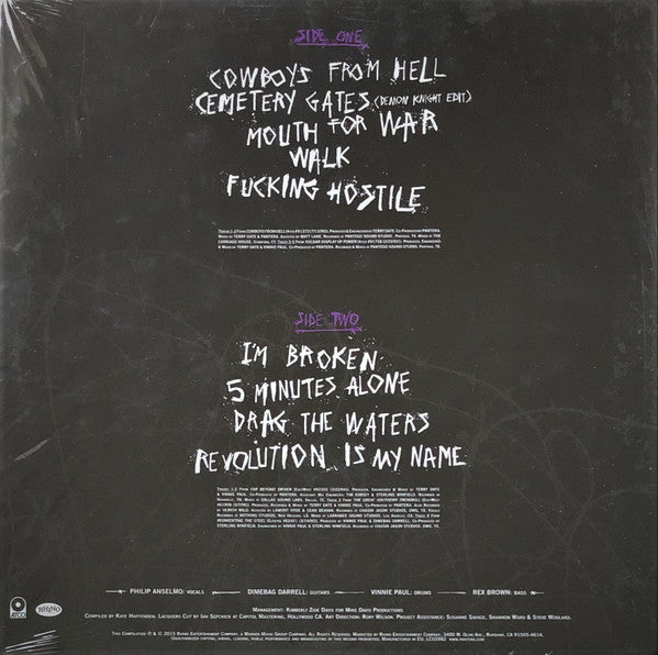 PANTERA "History of Hostility" LP