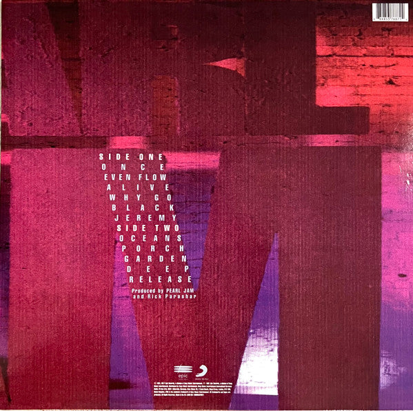 PEARL JAM "Ten" LP