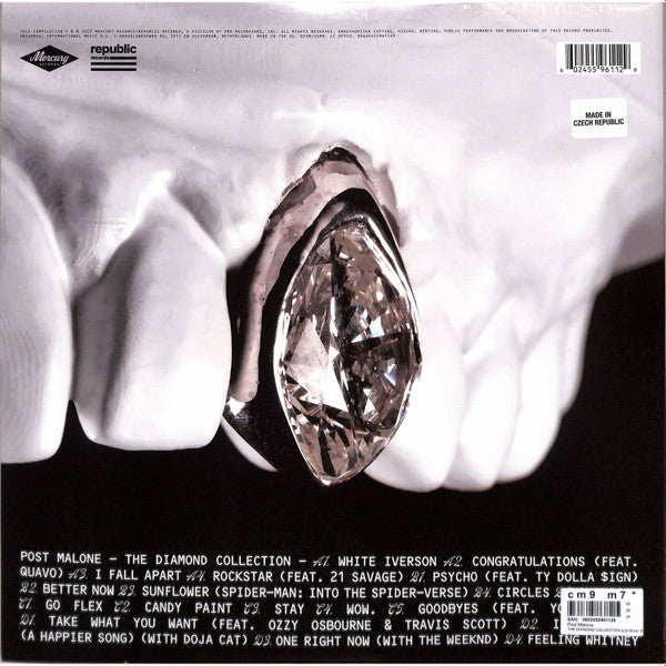 POST MALONE "The Diamond Collection" LPx2 (Silver Vinyl)