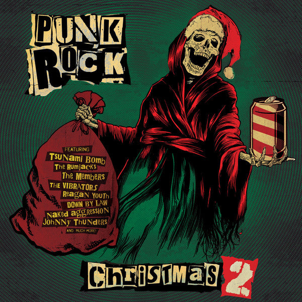 VARIOUS ARTISTS "Punk Rock Christmas 2" LP (Green)