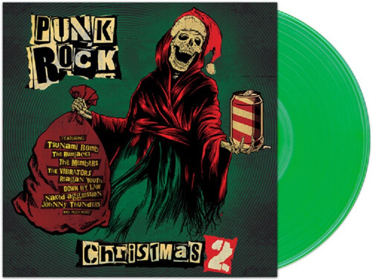 VARIOUS ARTISTS "Punk Rock Christmas 2" LP (Green)