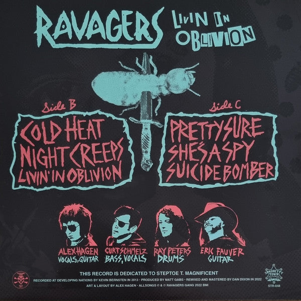 RAVAGERS "Livin in Oblivion" EP (Green Vinyl)