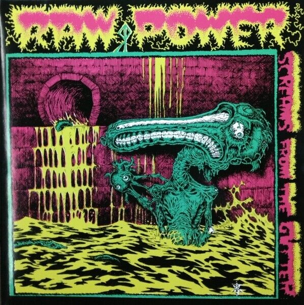 RAW POWER "Screams From The Gutter" LP (Diehard Splatter Vinyl)