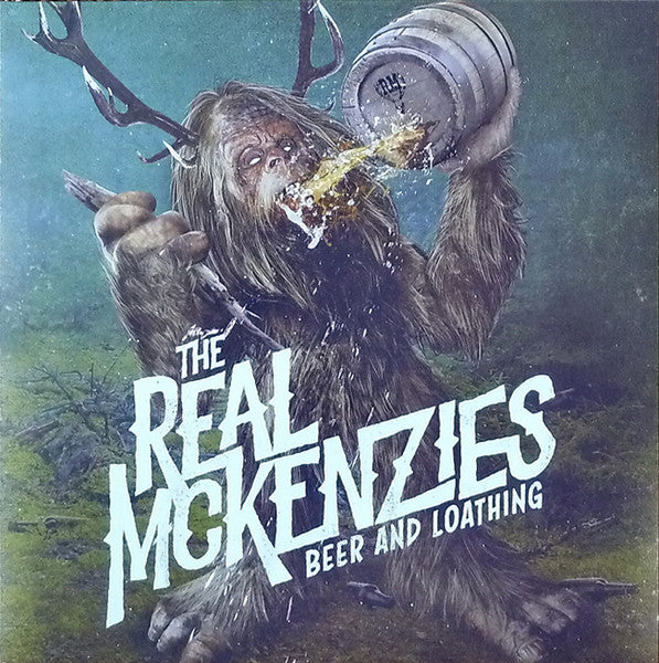 REAL MCKENZIES "Beer and Loathing" LP (Green Vinyl)