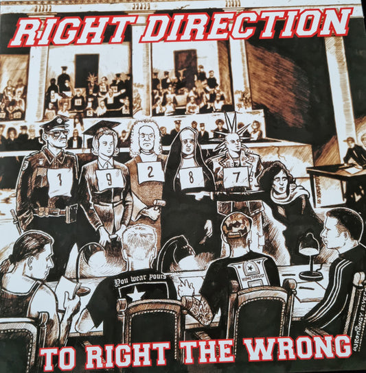 RIGHT DIRECTION "To Right The Wrong" LP (2021)
