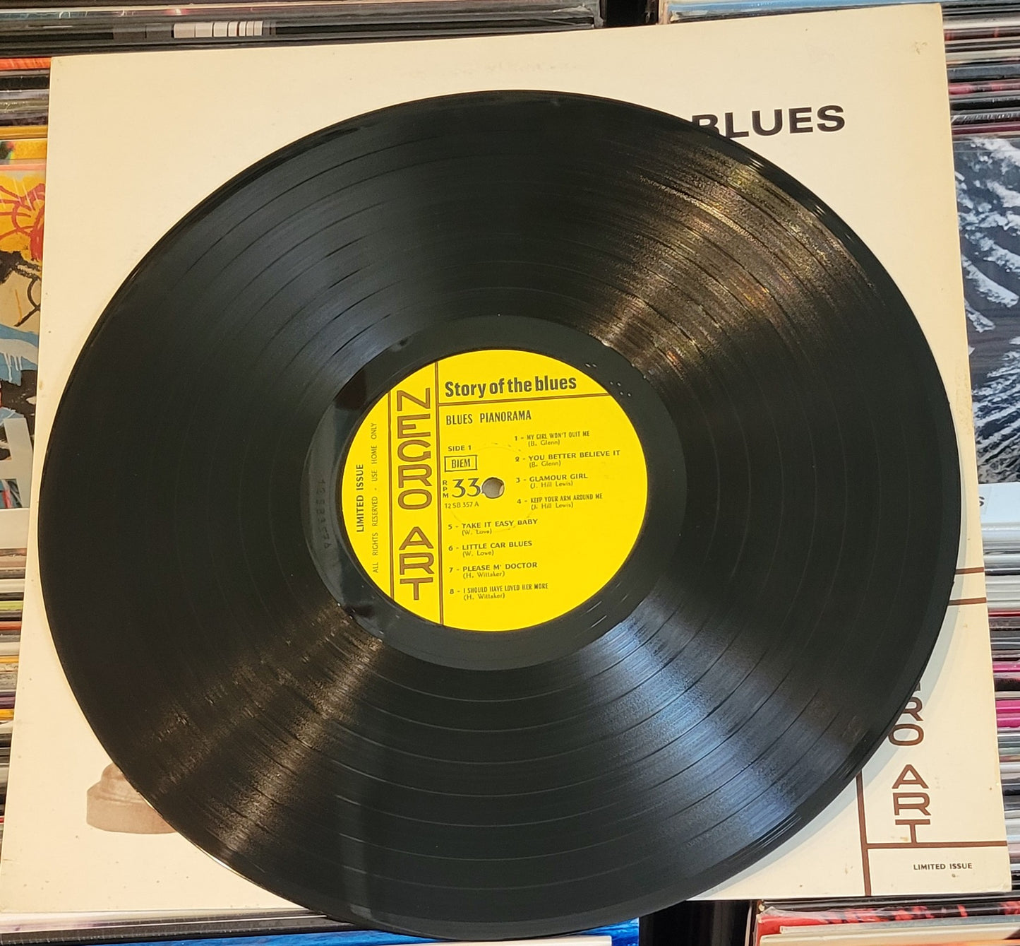 VARIOUS "STORY OF THE BLUES (BLUES PANORAMA)" 1967 Negro Art French Press VG/VG