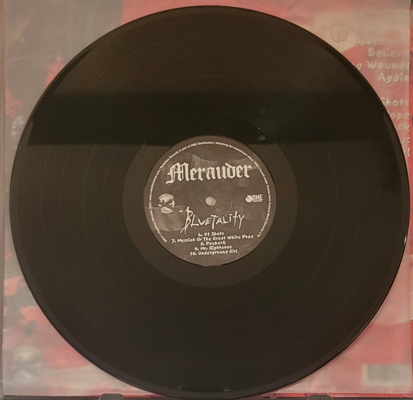 MERAUDER "Bluetality" LP (Black)