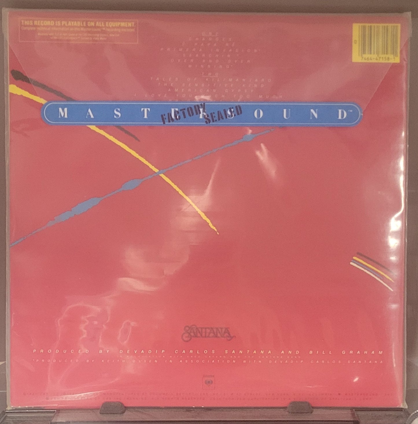 SANTANA "Zebop!" LP (Half Speed Remaster 1981)